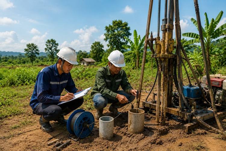 Survei dan Konsultasi Titik Sumur Bor